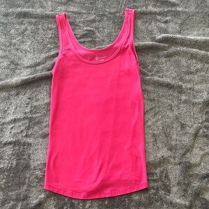 No Boundaries Pink Sleeveless Fitted Tank Top